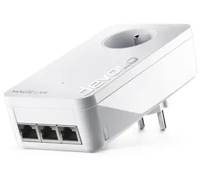 Devolo Magic 2 LAN triple / Rozšiřující modul / Powerline / G.hn / 2400 Mbps / 3x Gigabit LAN