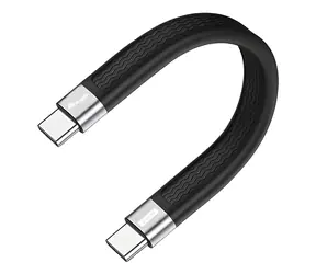 Equip USB4 Gen 3x2 PD 240 W černá / Datový a nabíjecí kabel / USB-C - USB-C / 40 Gbit/s / 0,13 m