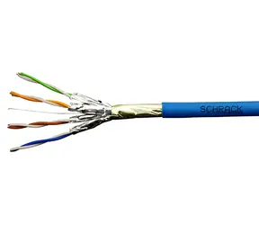 Schrack F/FTP Cat6a modrý / Síťový kabel / LS0H / 500 MHz / Dca / 500 m