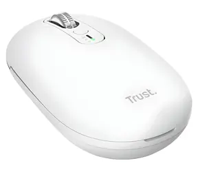 Trust Seron Slim bílá / Kancelářská myš / Optická / 3200 DPI / USB + Bluetooth / 7 tlačítek