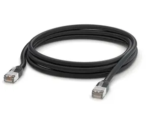 Ubiquiti UACC-Cable-Patch-Outdoor-3M-BK / Venkovní patch kabel / Cat5e / 3m / černá