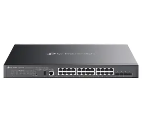 TP-Link Omada SG5428XMPP / Switch / 24x GLAN PoE++ / L3 Lite Managed / Stohovatelný / 4x SFP+ 10G