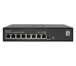 LevelOne GES-2208 / Switch / 8x Gigabit Ethernet / Managed / 10" rack / VLAN