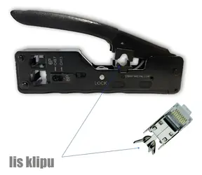 DATACOM Konektorovací kleště / 8P+6P / RJ45, RJ12, RJ11 / lis klipu
