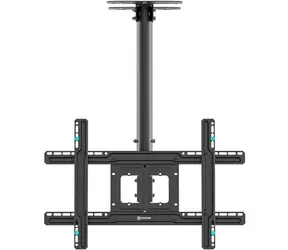ONKRON černá / Stropní držák pro TV / 32" - 80" / VESA 600x400 mm / naklápěcí, otočný / max 68 kg