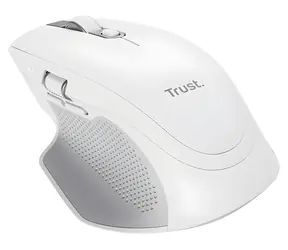 Trust Ozaa+ bílá / Bezdrátová myš / optická / 3 200 DPI / 6 tlačítek / RF 2.4GHz / Bluetooth
