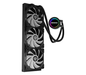 Genesis HYDRIA 360 ARGB černá / Komplet vodního chlazení CPU / 3x 120 mm / max 1500 RPM / 80 CFM
