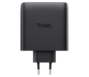 Trust Maxo 100W 2-Port černá / Nabíječka / 100W / 2x USB-C / GaN / PD 3.0