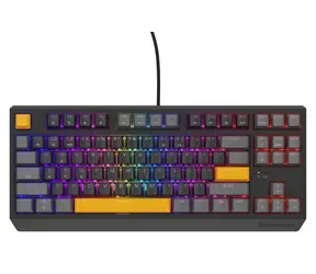 Genesis Thor 230 TKL RGB Outemu Red šedá / Herní klávesnice / Mechanická / US layout / USB
