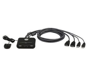 ATEN CS22HF / KVM přepínač / 2 porty / USB / HDMI / 1,2 m kabely