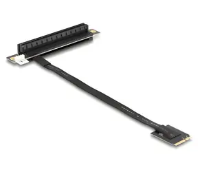 Delock M.2 Key A+E > PCIe x16 / Redukce / NVMe / kabel 20 cm / PCIe 4.0
