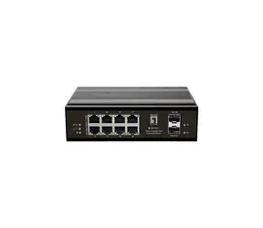 LevelOne IGP-1031 / Switch / Průmyslový / 8x GE PoE+ / 2x SFP / 240W / DIN / Neřízený