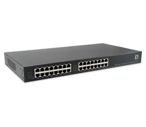 LevelOne POH-1620 / PoE Midspan Hub / 16x GE / 400W / 19" rack / 1U