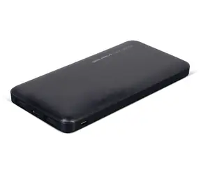 Gembird PB10-02 10000 mAh černá / Powerbanka / USB-C vstup / 2x USB-A výstup / LED indikátor