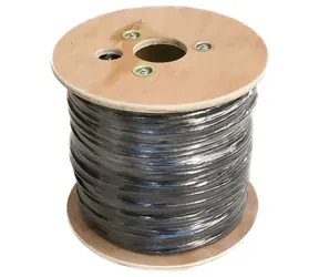 DATACOM FTP CAT6 PE černá / Síťový kabel / drát / 500 m / cívka / venkovní