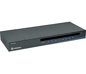 TRENDnet KVM Switch 8-port USB/PS2 19" / KVM switch / 8 portů / VGA / max. 2048x1536 / 1U rack