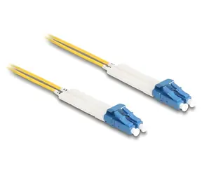 Delock / Optický kabel LC-LC / Duplex / Singlemode OS2 / 5 m