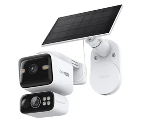 TP-Link Tapo C645D KIT / Venkovní IP kamera & solární panel / Duální objektiv 2K / Pan/Tilt / IP65 / Wi-Fi
