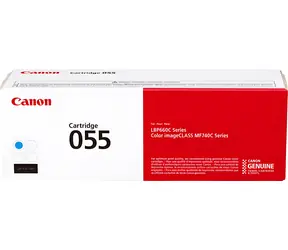 Canon CRG-055 azurová / Tonerová kazeta / pro i-SENSYS MF742Cdw, MF744Cdw, MF746Cx / 2 100 stran