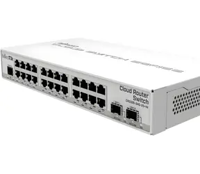 MikroTik CRS326-24G-2S+IN / Cloud Router Switch / 24x Gigabit LAN / 2x SFP/SFP+ / PoE-in / RouterOS/SwOS L5