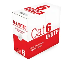 QLA A-LAN KIU6PVC305Q šedá / Síťový kabel / Cat6 / U/UTP / 305 m / PVC plášť