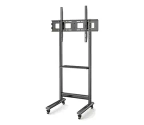 Techly ICA-TR74 černá / Podlahový stojan TV / 50-90" / VESA 800x600 / nosnost 70 kg / výškově nastavitelný