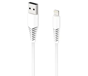 2GO bílá / Datový a nabíjecí kabel / USB-A na Lightning / 1 m