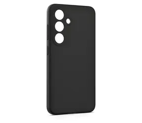 Spello Samsung Galaxy A36 5G černá / Silikonové pouzdro / Zvýšené hrany kolem objektivu a displeje / Silikon, PC
