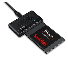 ICY BOX MB031U-1SMB černá / Adaptér / USB-C - 2,5" SATA / M.2 SATA SSD / USB 3.2 Gen 1