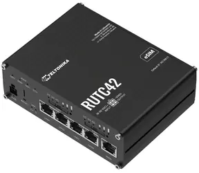 Teltonika RUTC42 / Router industriální / 4G (LTE) / Wi-Fi 6 / 802.11ax / Dual SIM