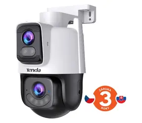 Tenda RH9-WCA bílá / Venkovní otočná IP kamera / Dual Lens 2x 3 MP / Wi-Fi 6 / mikrofon & repro / IR / IP65