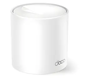 TP-Link Deco X10(1-pack) / WiFi 6 systém MESH AX1500 / Dual-band / 2.4GHz - 300 Mbps / 5GHz - 1201 Mbps / 2x GLAN