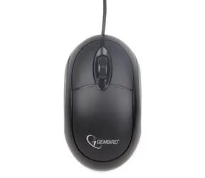 Gembird MUS-U-01 černá / Optická myš / 6 tlačítek / 1200-3200 DPI / USB / kabel 1,35 m