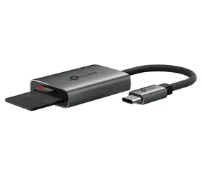 TP-Link UA440C šedá / Čtečka karet / USB-C 3.0 / SD & microSD UHS-II / 2 sloty