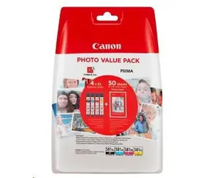 Canon CLI-581XL / Cartridge / Photo Value Pack / Multipack 4 ks / černá + barevná