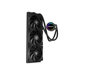 Genesis Hydria 360 černá / Vodní chladič CPU / 3x 120 mm ARGB / 1500 RPM / 80 CFM