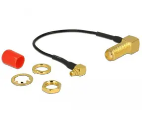 DeLock SMA - MMCX / Anténní kabel / 90° / 50 Ohm / 10 cm
