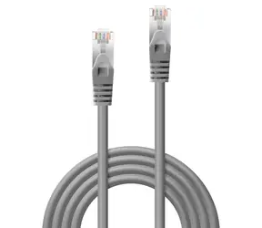 Lindy Cat6 F/UTP 1m šedá / Patch kabel / RJ-45 / 250 MHz