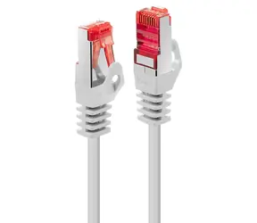 Lindy bílá / Patch kabel Cat6 S/FTP / RJ45-RJ45 / 0,5 m / AWG28