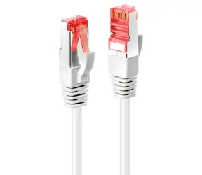 Lindy S/FTP Cat6 15m bílá / Patch kabel / RJ-45 / stíněný / 250 MHz