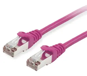 Equip Cat6 S/FTP fialová / Patch kabel / RJ-45 / 3 m / 250 MHz / LSZH / PoE+