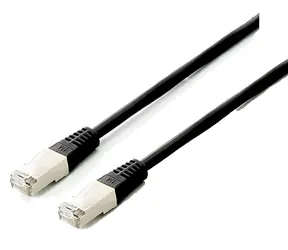 Equip Cat6a Platinum černá / Patch kabel / S/FTP / 1 m / RJ-45 / LSZH / PoE