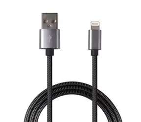 2GO Luxury / Nabíjecí a datový kabel / USB - Lightning / kovové konektory / 1 m