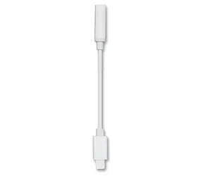 2GO bílá / Audio adaptér / Lightning na 3,5mm jack / kabel 20cm