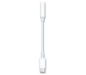2GO bílá / Audio adaptér / USB-C na 3,5mm jack / 20 cm