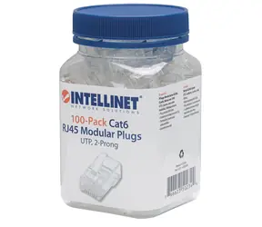 Intellinet RJ45 Cat6 / Konektor / UTP / 100 ks