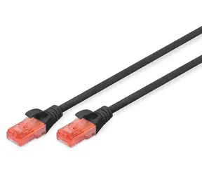 Digitus Cat6 U/UTP černý 2m / Patch kabel / RJ45-RJ45