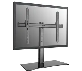 Equip černá / Stolní stojan pro TV / 32-55" / VESA 600x400 / nosnost 40 kg