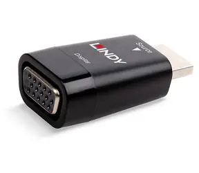 Lindy HDMI na VGA černá / Adaptér / 1920×1200 px / 60 Hz