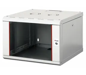 Equip Pro Mount světle šedá / Nástěnný rozvaděč / 19" / 7U / 600x600 mm / pasivní chlazení / skleněné dveře